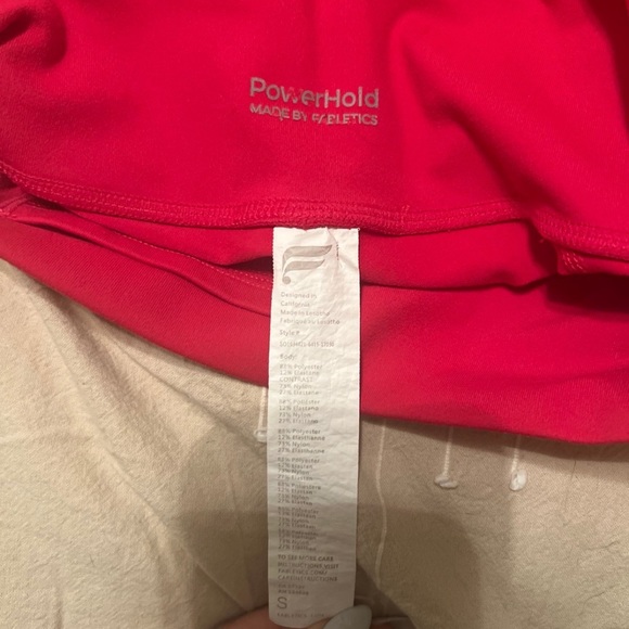 Fabletics Pink Powerhold Bra and Short Set - Picture 9 of 9